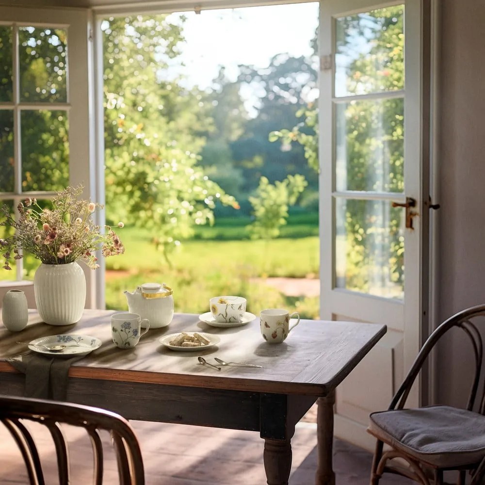 Бяла порцеланова купичка Hammershøi Summer – Kähler Design