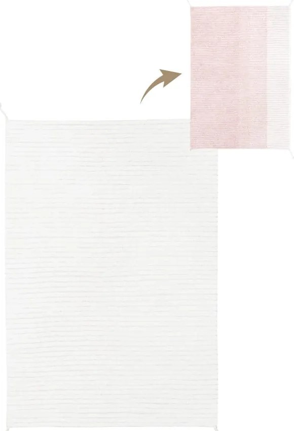 Светлорозов памучен килим 120x160 cm Gelato Pink – Lorena Canals