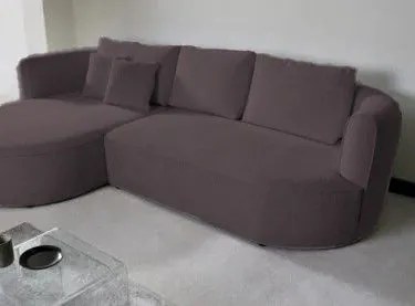 Ъглов диван Айрис Мини-кафяв-ляв