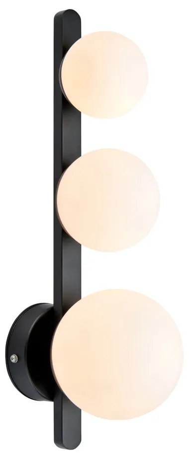 Бяло-черна стенна лампа Puro - Markslöjd