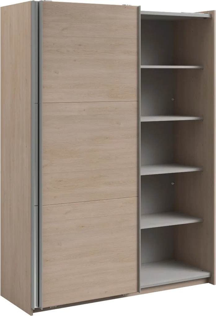 Гардероб Lynch plus с плъзгащи врати-Дърво - Дължина: 150 см