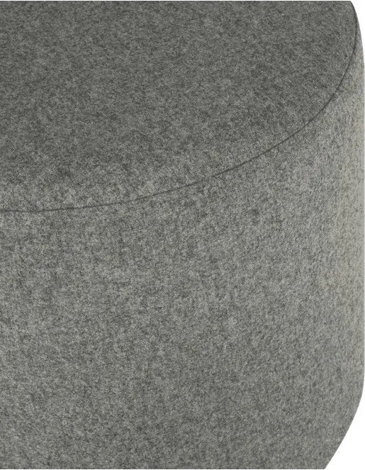 Сива вълнена табуретка Folk – noo.ma