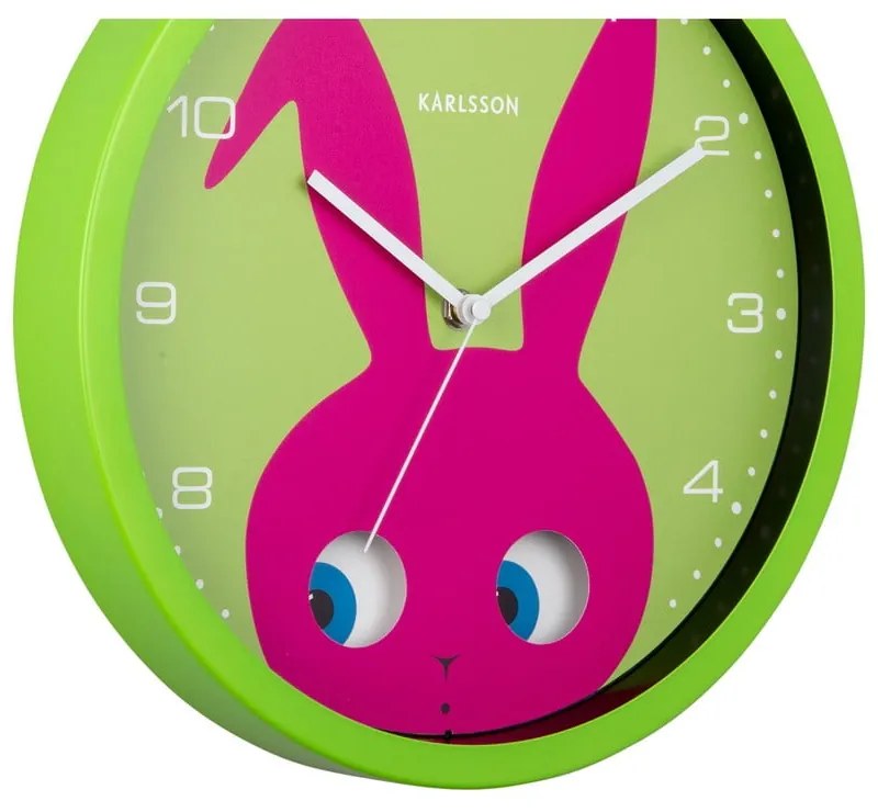 Детски часовник ø 31 cm Peekaboo Bunny – Karlsson