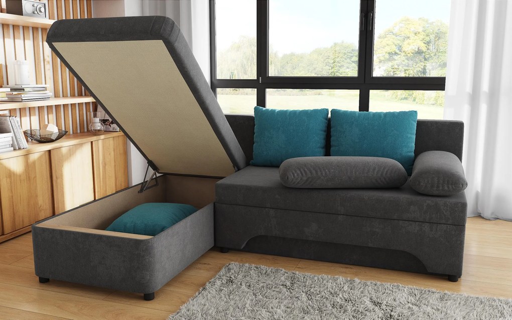 Разтегателен ъглов диван Неос