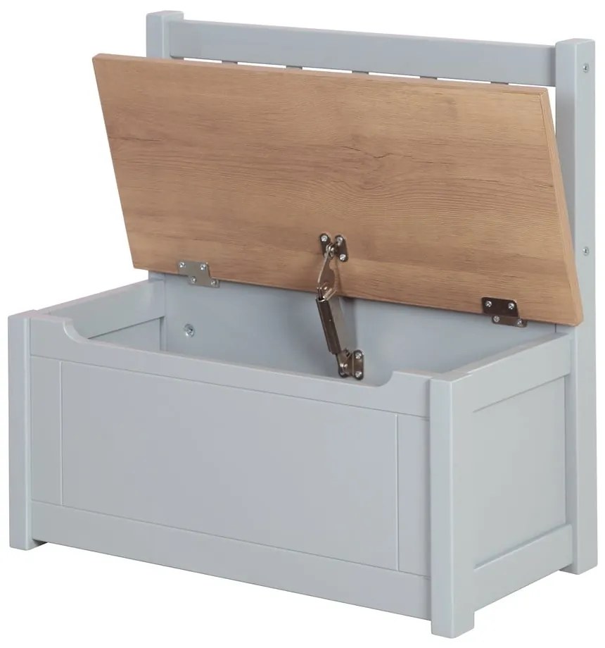 Кафяво-сива детска пейка Woody – Roba