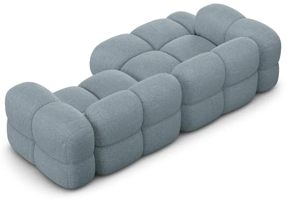 Светлосин ъглов диван (ляв ъгъл) Loretto – Cosmopolitan Design