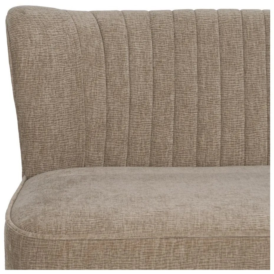 Бежов шенилов диван 134 cm Glam – Ixia