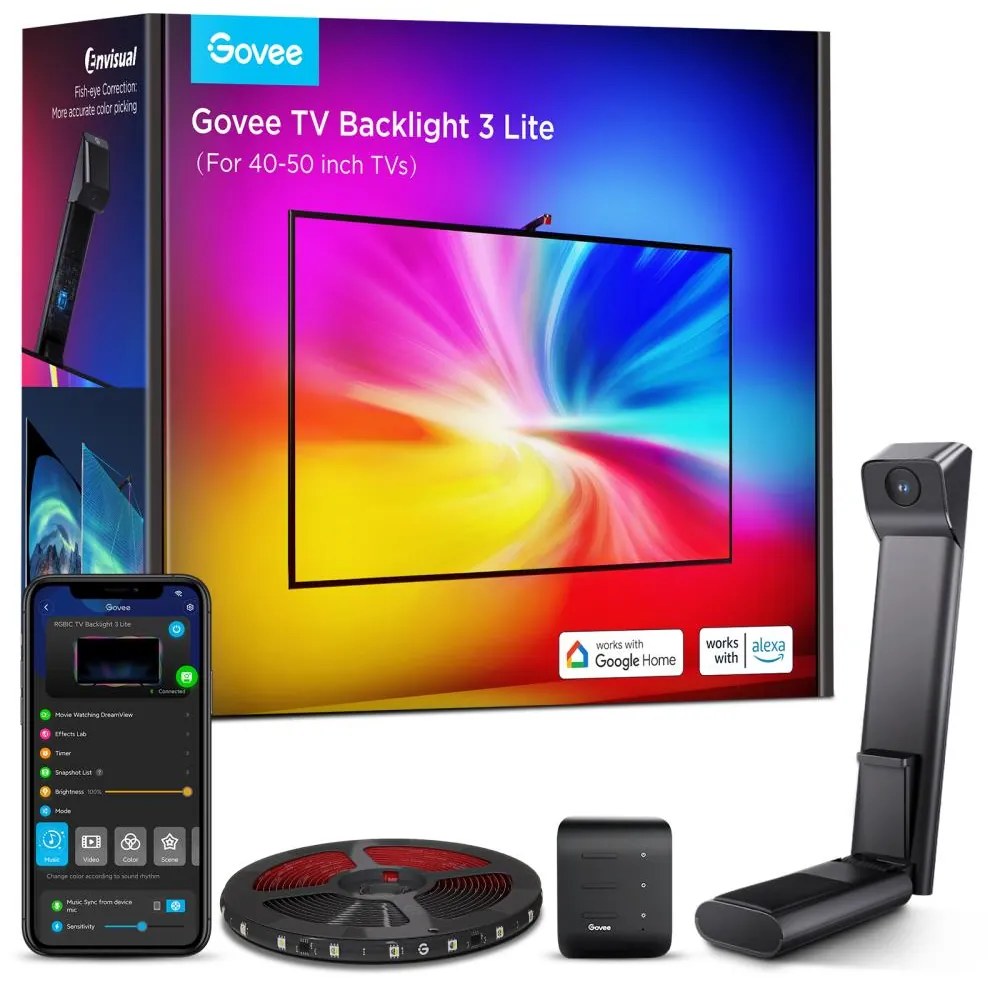 Govee - TV Backlight 3 Lite TV 40-50" SMART LED подсветка RGBICW Wi-Fi IP67 + д.у.