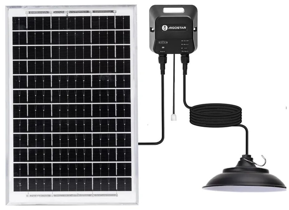 Aigostar - LED Соларен полилей LED/70W/12V 6000 mAh 6500K Ø 23,5 см