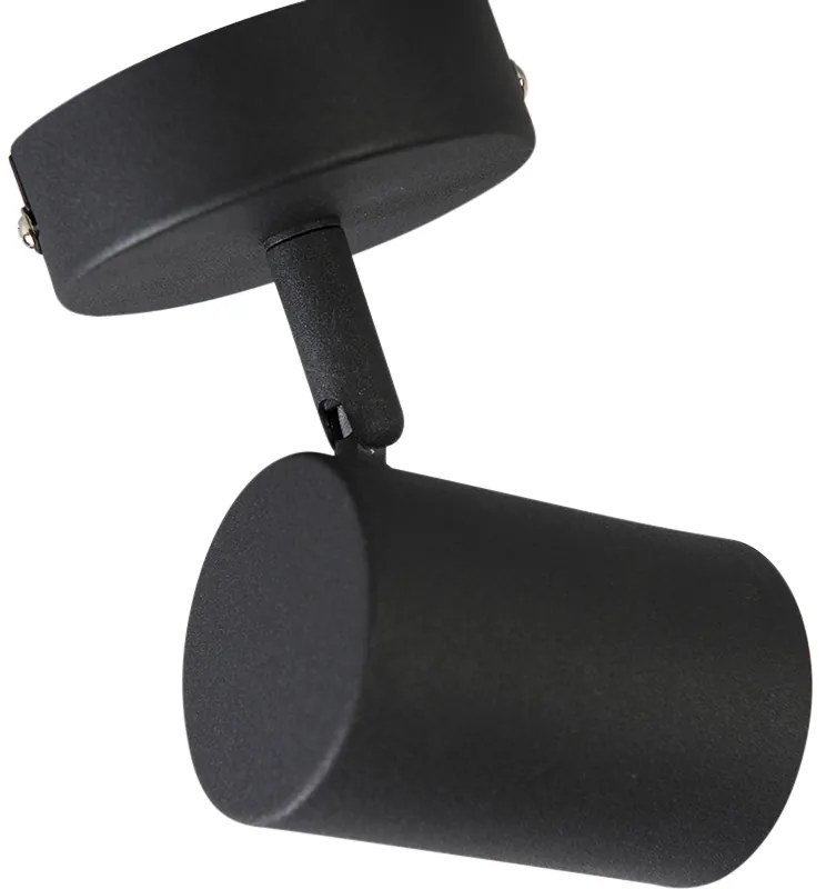 Интелигентен прожектор черен вкл. WiFi GU10 регулируем - Jeana