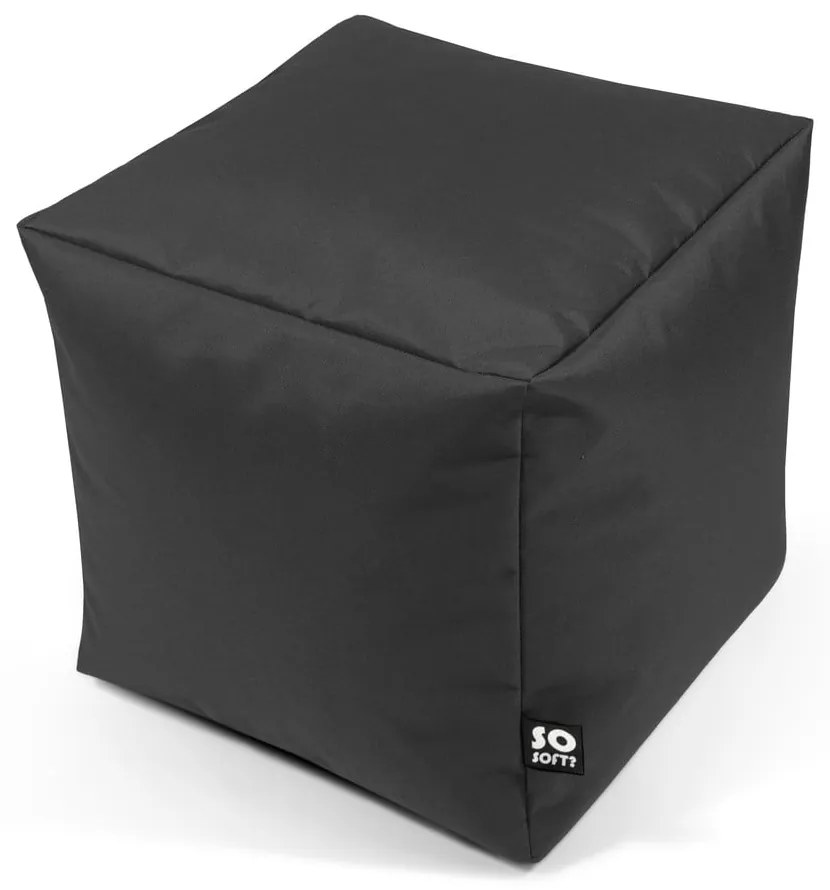 Оранжев детски пуф Cube M – So Soft?