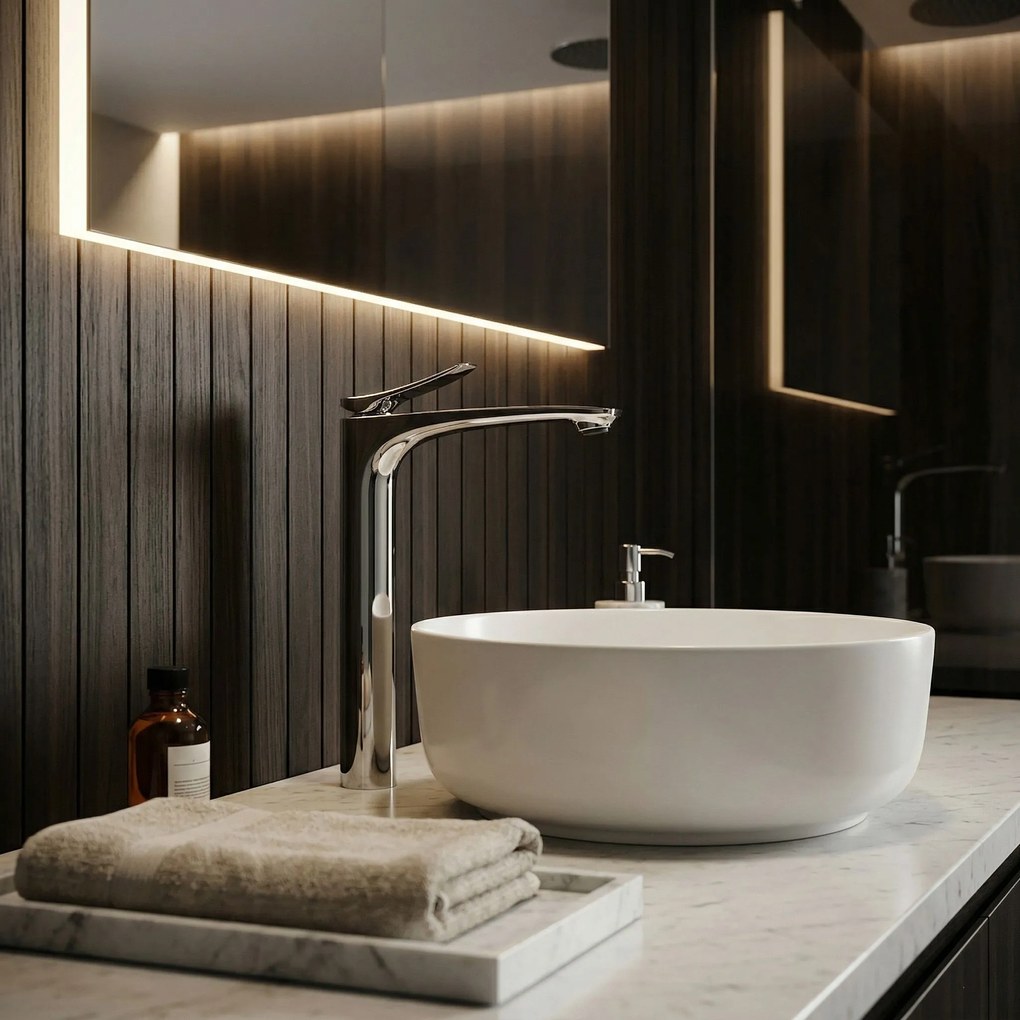 Смесител за мивка PREMIUM Rea Vision Chrome High