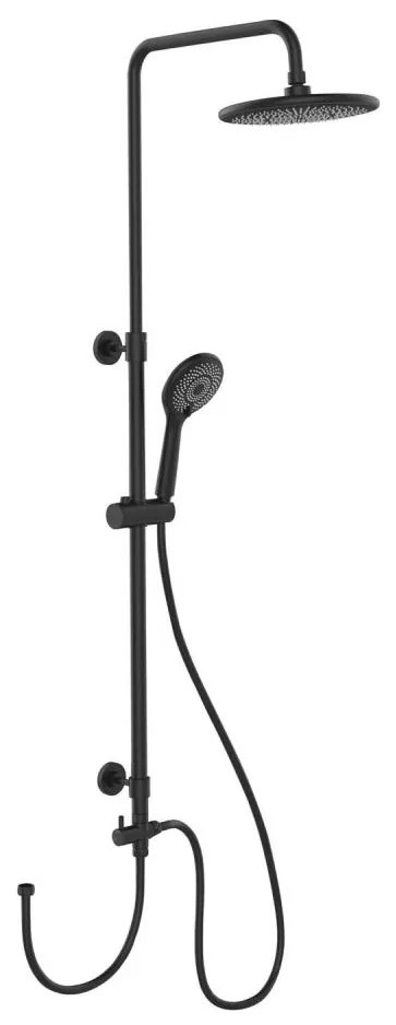 WENKO 25311100 - Душов комплект WATERSAVING SYSTEM 120 см черен
