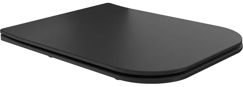 Mexen Madox забавен капак със забавено падане slim, дуропласт, черен мат - 39154085