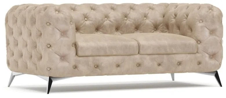 Бежов кадифен диван 185 cm Chelsea – Ropez