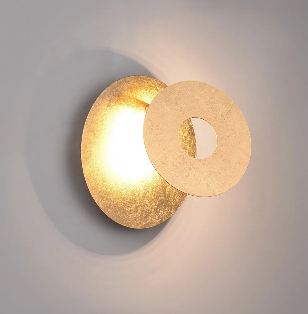 LED стенна лампа в златист цвят Leano - Trio