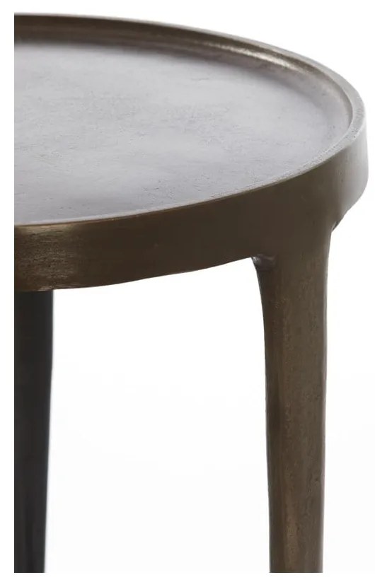 Метална кръгла странична масичка ø 43 cm Tobias – Light &amp; Living
