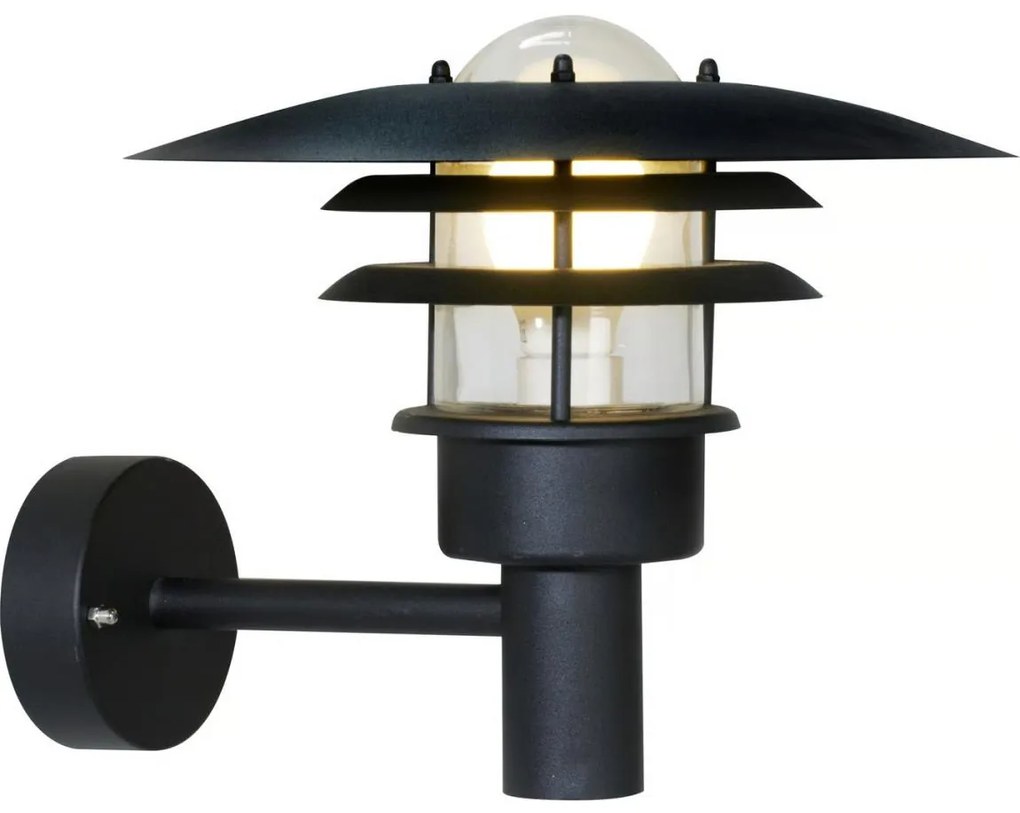 Nordlux - Екстериорен аплик LONSTRUP 1xE27/60W/230V IP44 черен
