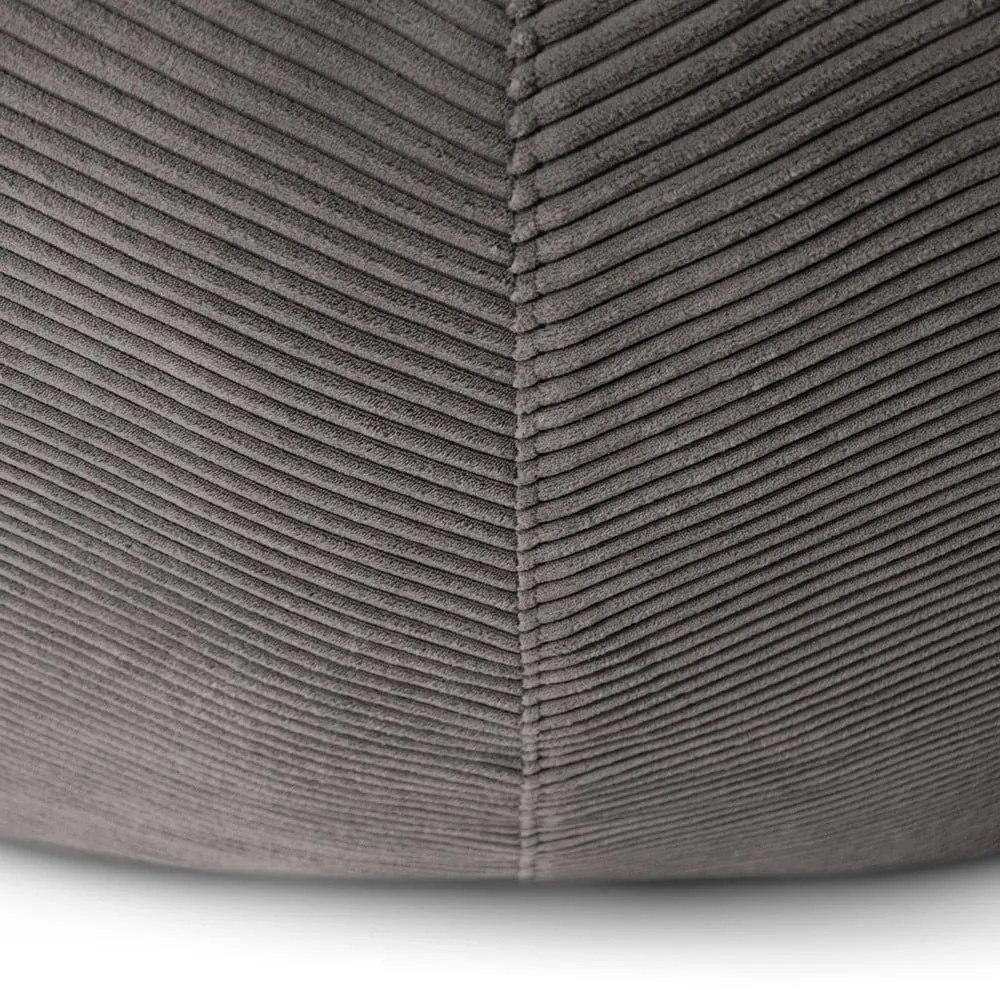 Пуф от рипсено кадифе в цвят мента Tube 100 – SLOWDOWN