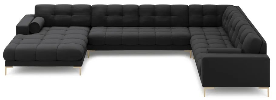 Тъмносив ъглов диван (десен ъгъл) Bali – Cosmopolitan Design