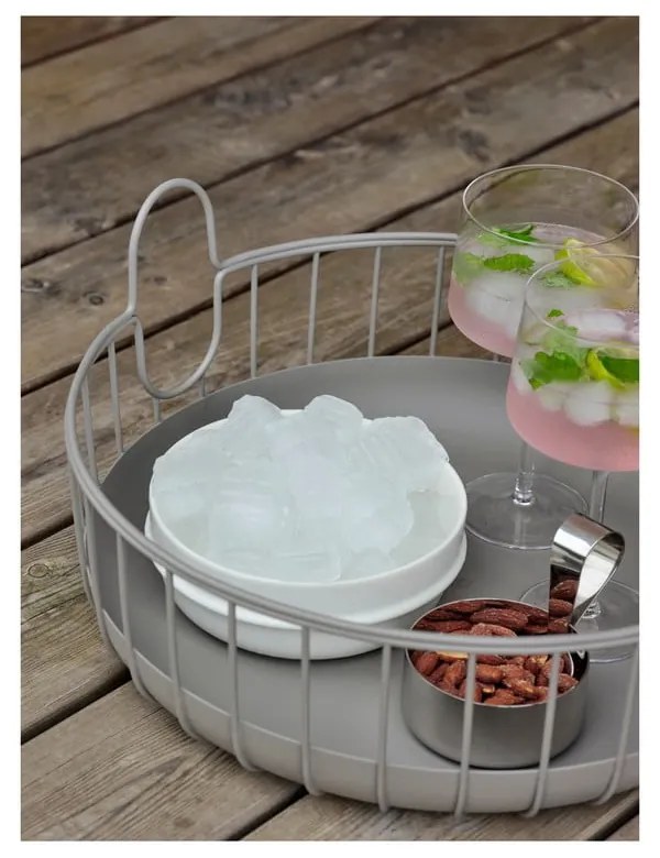 Телена метална кошница ø 38x18 cm Inu – Zone