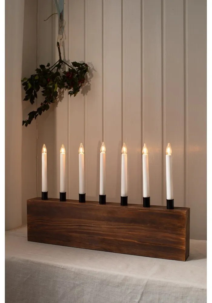 Кафява коледна светлинна украса Albero – Markslöjd