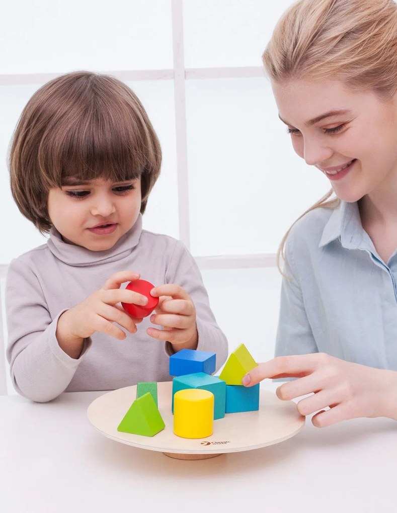 Classic world  -  Дървен конструктор - Фигурки за баланс