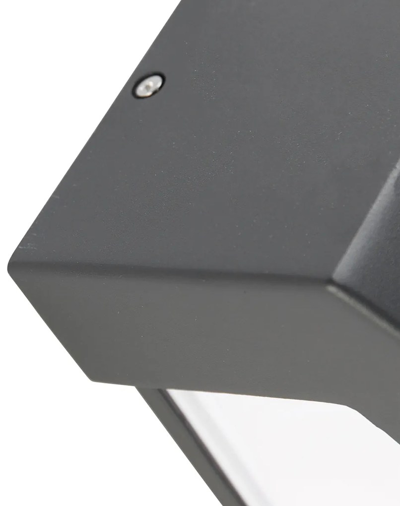 Модерна стенна лампа антрацит IP44 - Hurricane 1