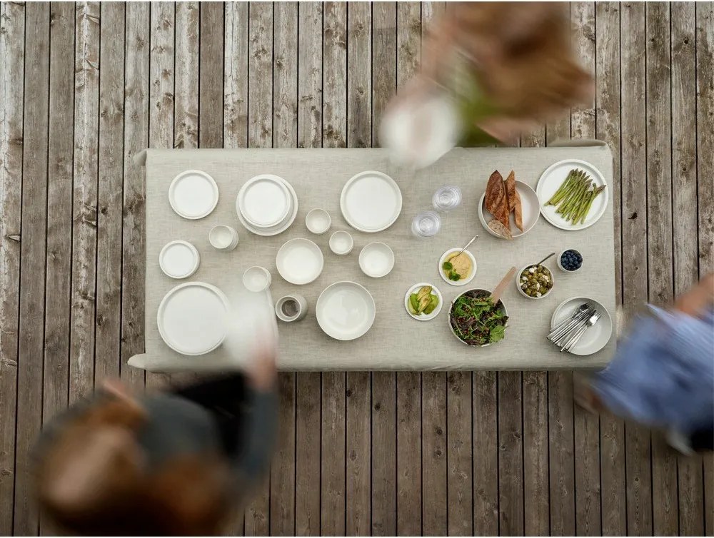 Кремава порцеланова чиния ø 24 cm Eau – Zone