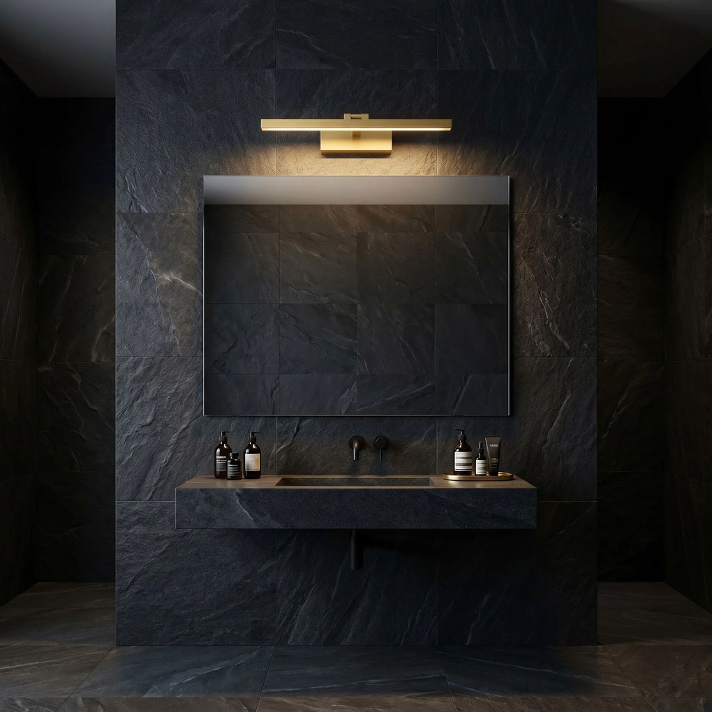 Stenen LED aplik za banya APP1863-1W 40cm BRUSH GOLD