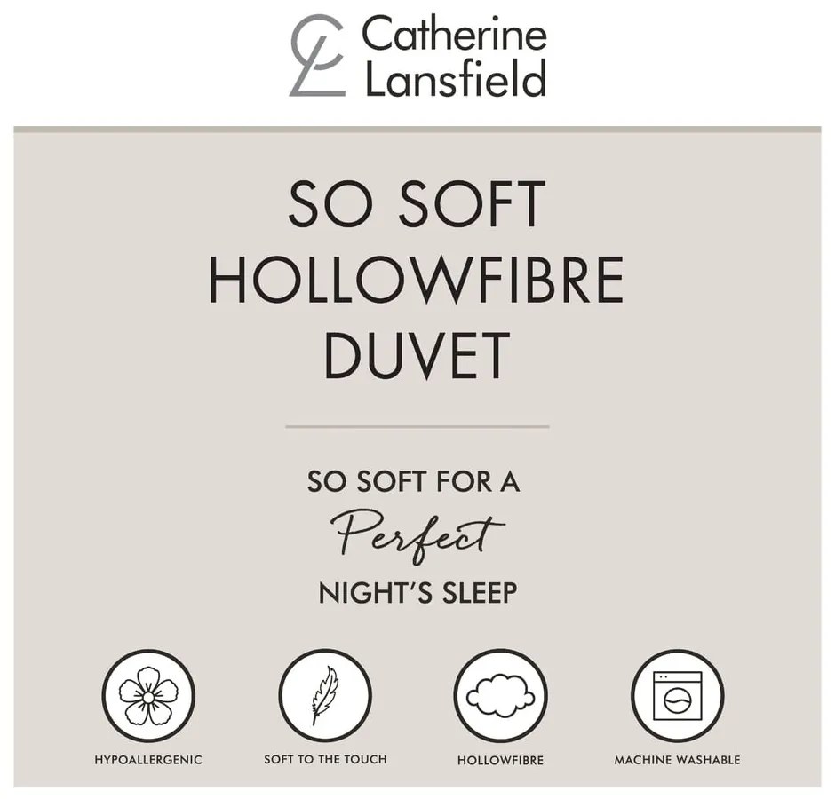 Целогодишна олекотена завивка и пълнеж 220x230 cm So Soft Hollowfibre – Catherine Lansfield