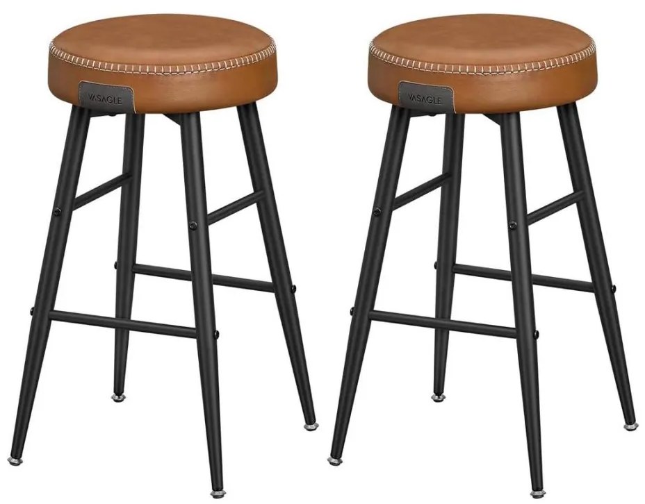 Баров стол LIOR кафяв/черен