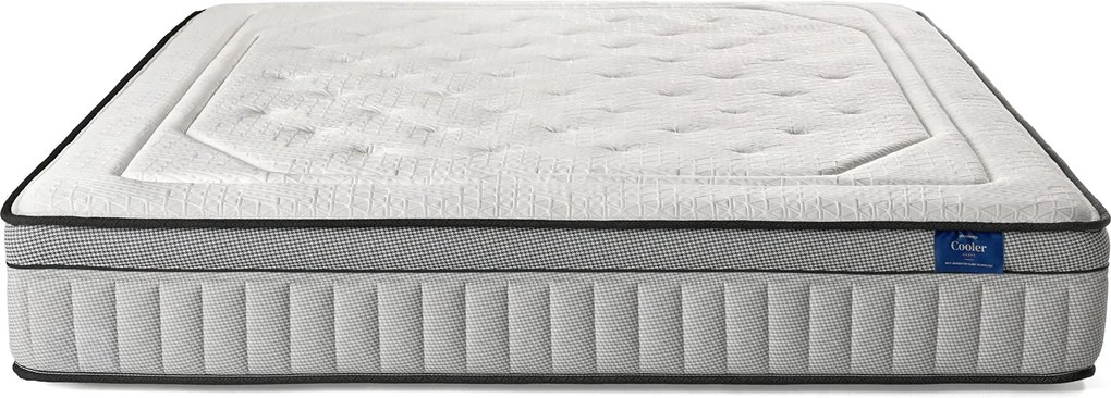 Матрак Onesleep, Cooler Adapt Sleep Technology, 200x200x28, Среден към твърд, Покет пружина, Високоеластична пяна