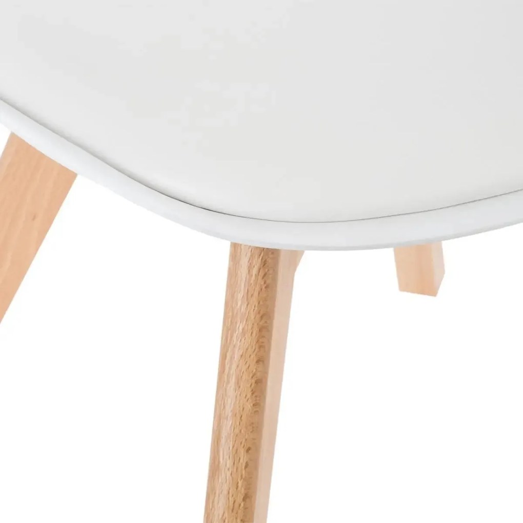 Трапезен стол atmosphera Baya, Полипропилен, Бук - Тъмносин