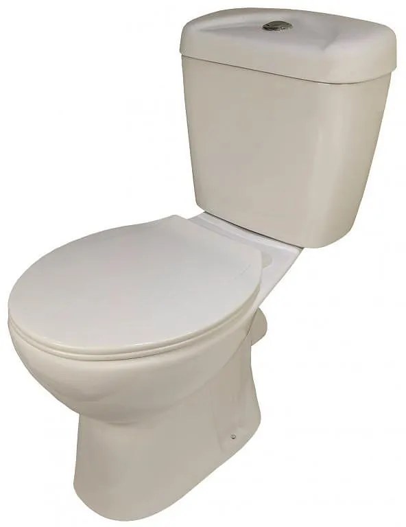 Моноблок ICC 6236P NEW, седалка и капак, порцелан, бял, 75.5x67.5x35.5см