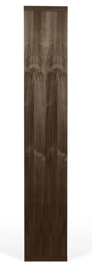 Кафява библиотека от декор от орех 150x198 cm Berlin – TemaHome