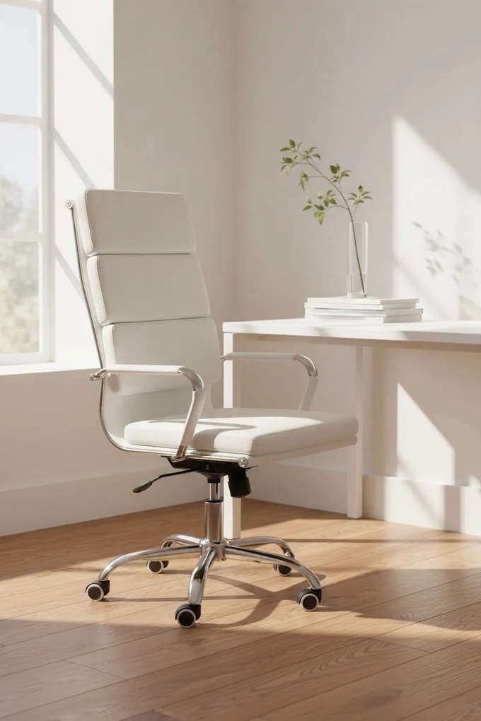 Офис стол Veilstone-Бял