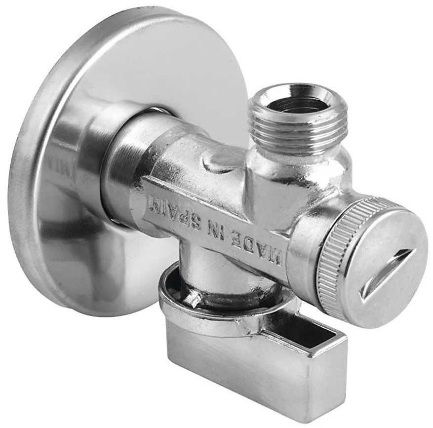 Arco - Ъглов вентил с филтър, полирано хромово покритие