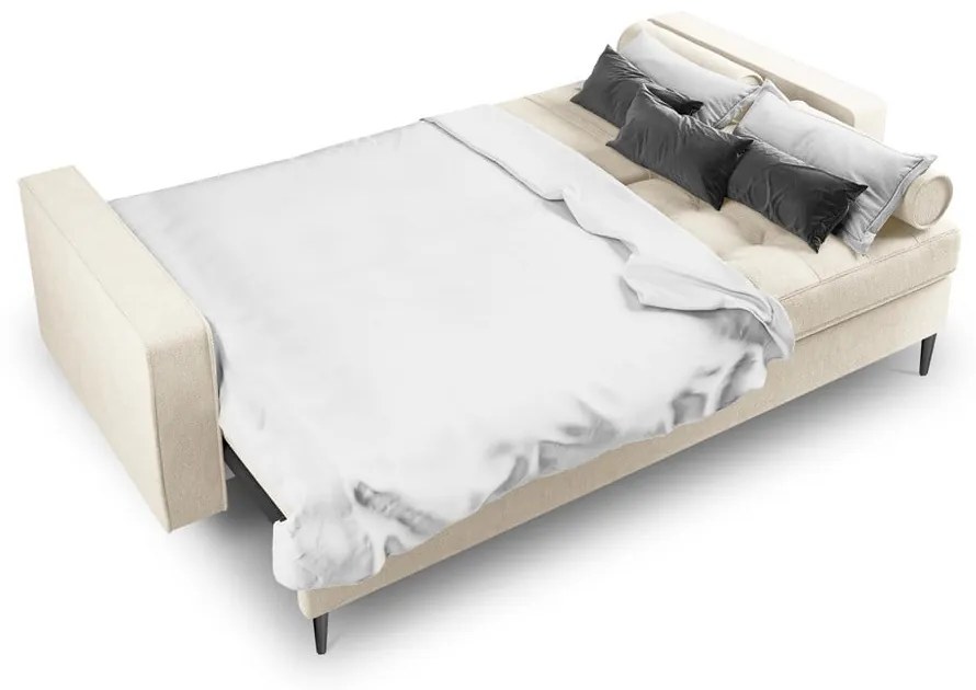 Светлобежов разтегателен диван Santo - Milo Casa