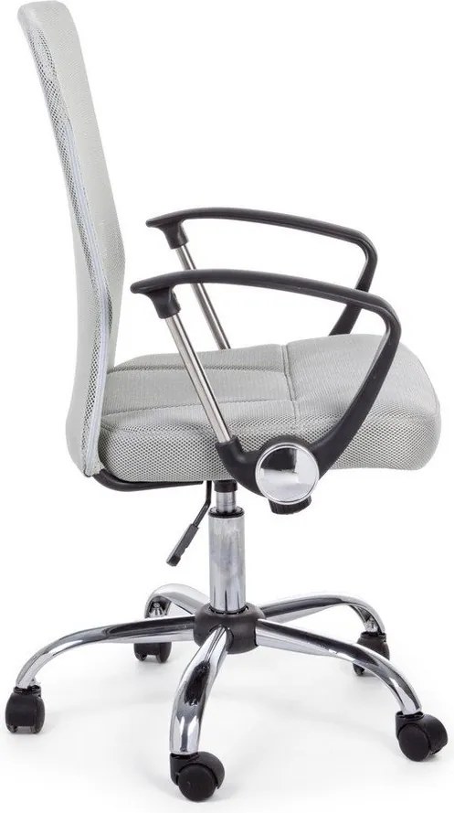 Светлосив тапициран офис стол Brisbane – Yes Everyday