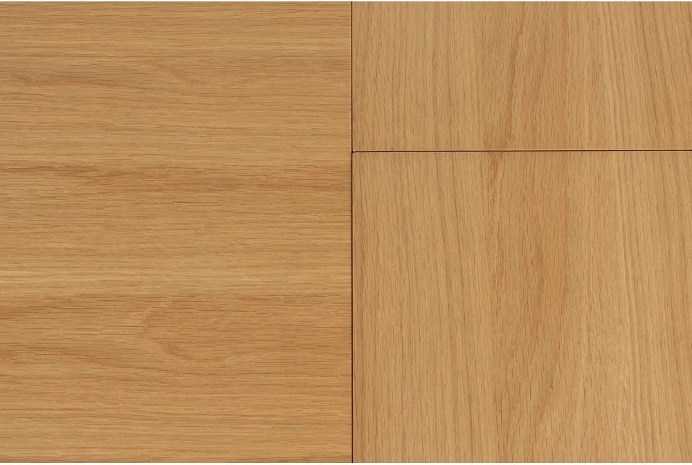 Сгъваема трапезна маса с допълнителна плоча с дъбов плот 90x180 cm Twist – Zuiver