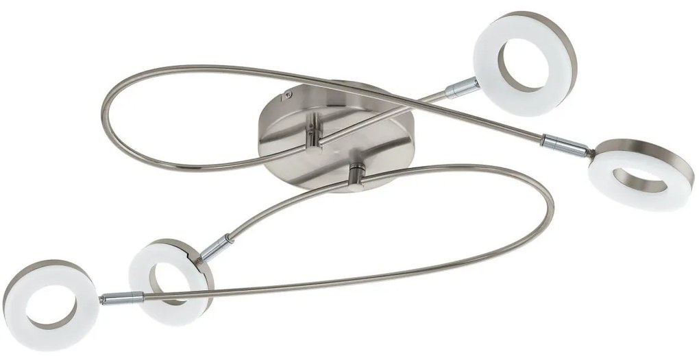 Eglo 75255 - LED плафон MOSANO 4xLED/3,8W/230V матов хром