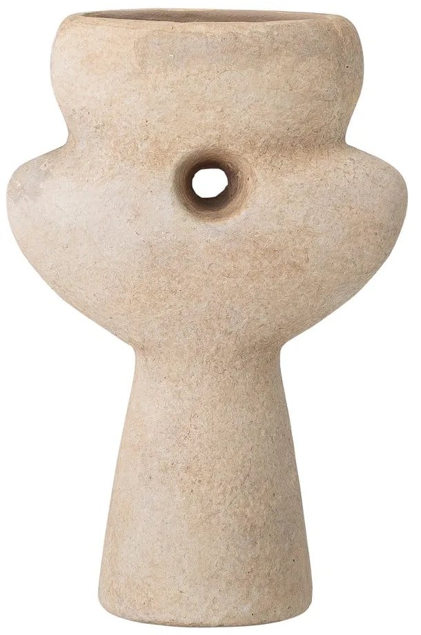 Ваза от бежова теракота, височина 17 cm Ngoie - Bloomingville