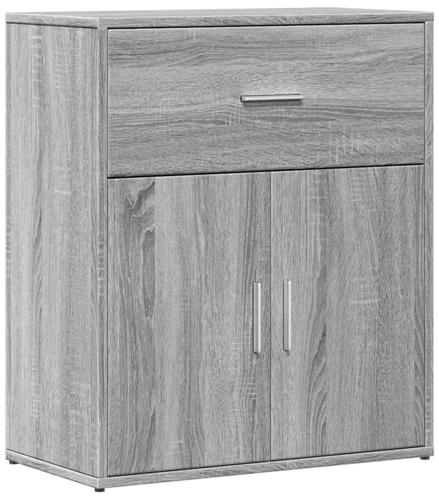840469 vidaXL Сайдборд, сив сонома, 60x31x70 см, инженерно дърво