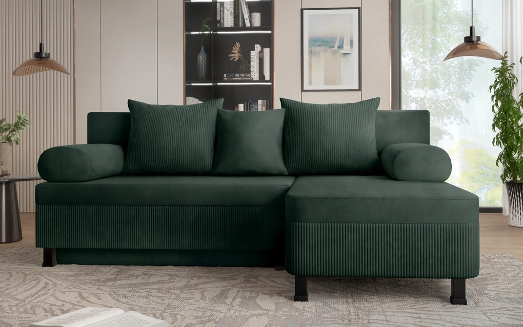 Разтегателен ъглов диван Делано S