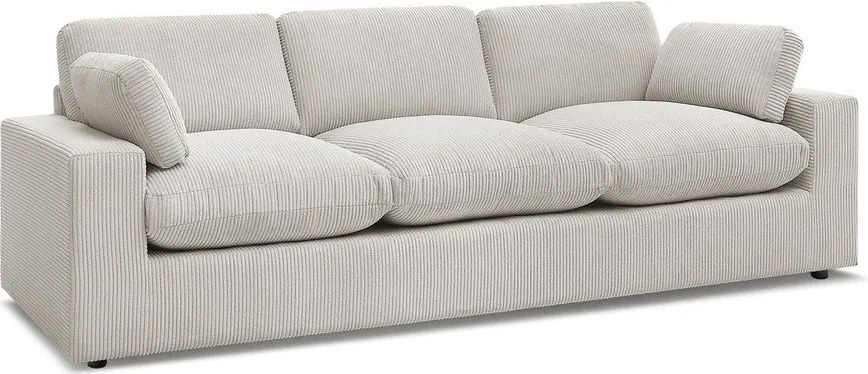 Бежов диван от рипсено кадифе 250 cm Belair – Bobochic Paris