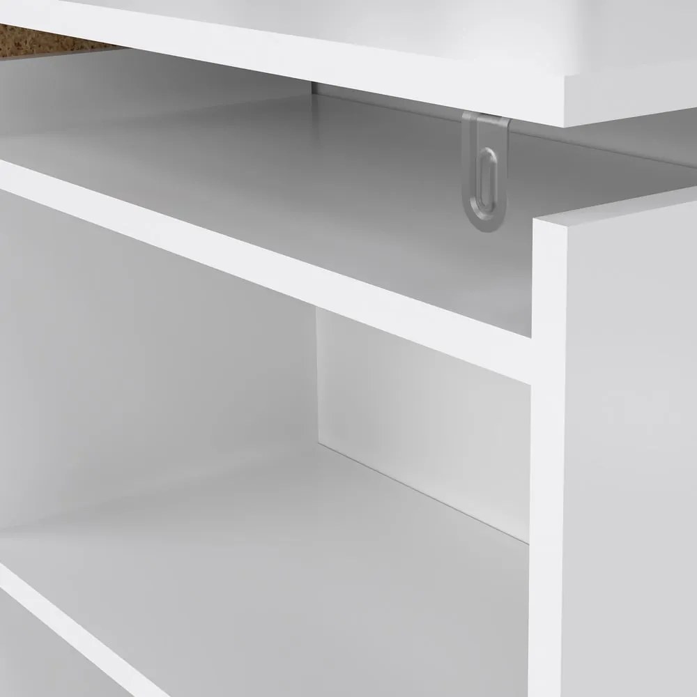 Бяла табла за легло 145x80 cm Naia – Tvilum