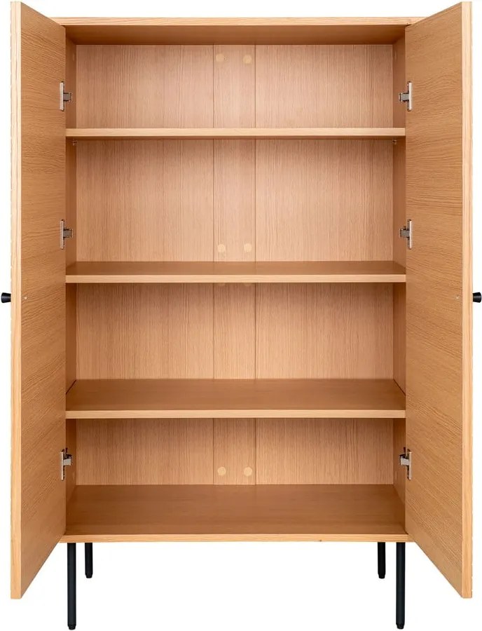 Шкафче от декор от дъб в естествен цвят 80x130 cm Kyoto – House Nordic