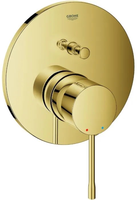 Външни части на смесител за кран Grohe Essence New за вана-Антрацит Mat-18,8 x 16,3