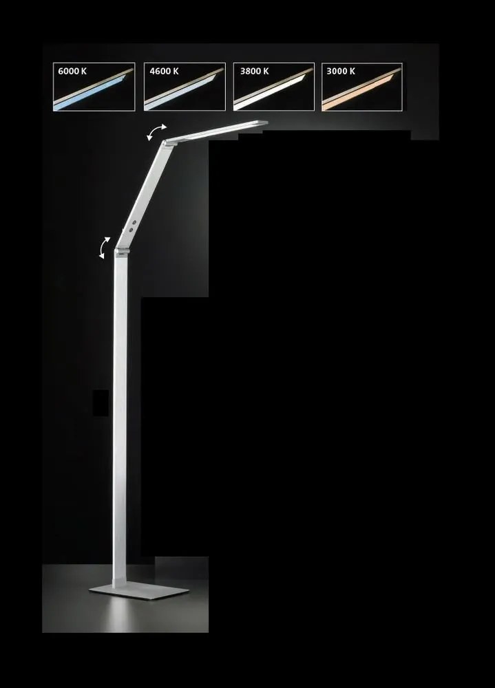 Подова лампа F&H Geri-Aluminium